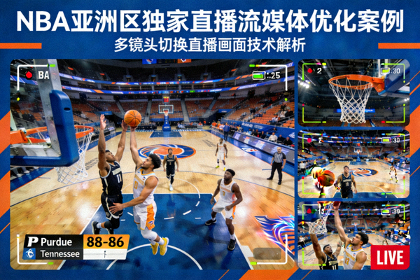 NBA亚洲区独家直播流媒体优化案例封面 - 篮球比赛多镜头切换直播画面